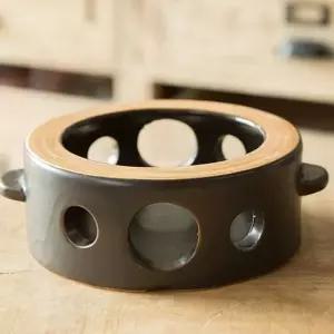 이천도자기 투톤 내열 워머 티포트 푸드워머 푸드워머