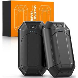 핸드 워머 충전식 2팩 전기 캠핑 실내 재사용 워머 가능한 선물 사냥 하이킹 USB 스키 액세서리 히터 휴대용 포켓 여성 실외 남성