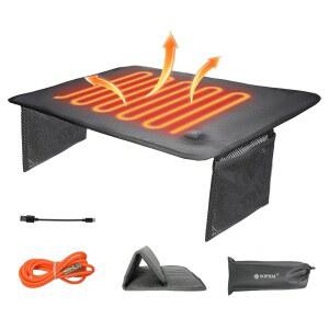 휴대용 접이식 온열 스타디움 시트 열 - 캠핑 야외 장착된 의자 탈착식 이벤트를 폼이 XPE USB(파워 제외) 위한 3가지 뱅크 블리처 쿠션