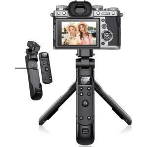 충전식 리모컨이 있는 후지필름 삼각대용 X-T5 촬영 X-T30용 OLED - X-S20 X-S10 X-T4 X-T3 X-T30 후지 그립 무선 브이로그용 II X-H2S Aodelan 화면이 X-T50