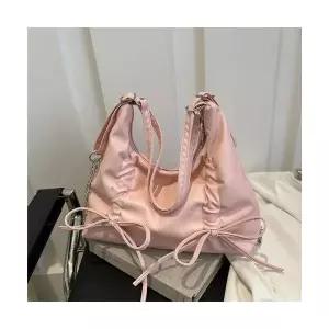 여사친 숄더백 수업용 러블리 대용량 배낭 셔링 대학생 가방 리본 MF5