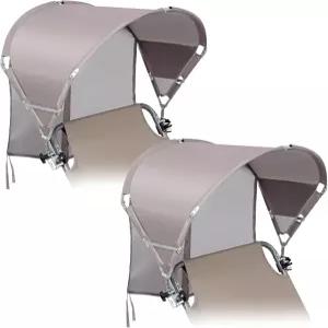 유니버설 체어 엄브렐러 캐노피 조절 가능한 클램프가 있는 UPF 50+ 선섀도 부착물은 대부분의 브랜드의