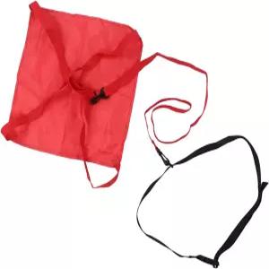 패러슈트 수영 훈련 벨트 코팅 나일론 드래그 성인 및 용 실용적인 360° 회전 경량 스피도 저항 장비