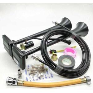 트럭 12v24V 패키지 옵션 전자혼 에어 에어혼 뱃고동 크락션 화물차 경적 클락션 볼보