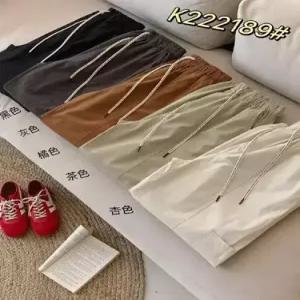 여성용 팬츠 봄 캐주얼 솔리드 긴 포켓 카고 힙합 MF1