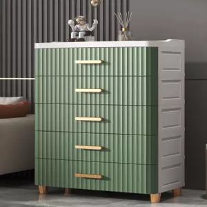 5단 플라스틱 서랍장 와이드 수납장 드레스룸 틈새 옷장 거실장 가정용