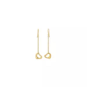 [엘러브]  엘사 퍼레티 오픈 하트 드롭 이어링 18K 옐로우골드 6ET0528