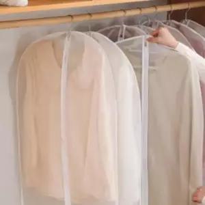[생활] 의류 보호 옷커버 덮개 소형 반투명 행거용 보관함