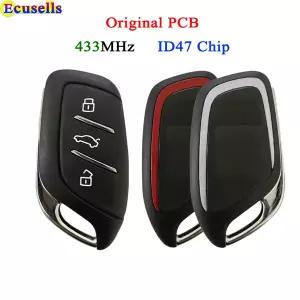 호환  MG MG4 MG5 MG6 MG HS EHS 로위 RX3 RX8 ERX5 RX5 I6 I5 ID47 433MHZ용 Ecusells 차량 리모컨 키  PC