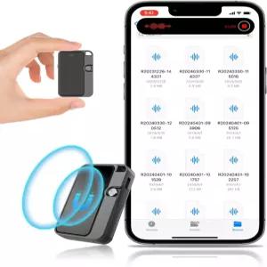 128GB 디지털 음성 녹음기 휴대용 - 강의 회의용 DSP 노이즈 감소 기능 내장 OTG 데이터 케이블 Windows