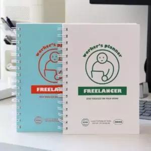 [문구] 프리랜서 플래너 6개월 일일플래너 스터디플래너 일주일스케쥴러