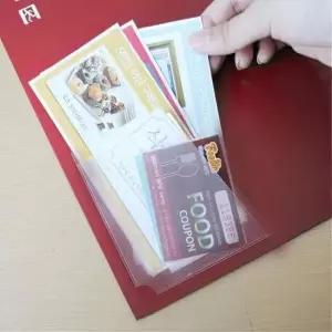 [문구] 바인더 포켓 영수증 메모 꽂이 스티커 91x106 30매 이름표