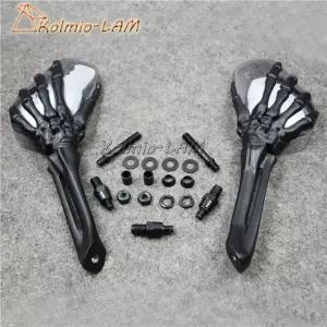 할리 바이크 사이드미러 백미러 스켈레톤 핸들 거울