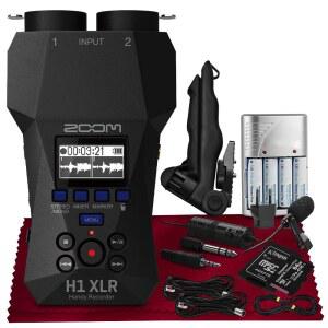 H1 XLR 핸디 32비트 2 XLR/TRS 콤보 입력 케이블이 있는 듀얼 AD 컨버터 콘덴서 마이크 삼각대 64GB SD 카드 등 팟 터 영화 제작자 뮤 등을 위한 제품입니다