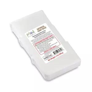 원시 요소 오트밀 - 제작 및 비누 제조를 위한 보습용 녹이고 부은 글리세린 베이스 쉽게 자를 수 있습니다