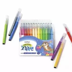 [문구/오피스] 키즈 촉촉펜 24색 싸인펜 사인펜24색 어린이집사인펜 어린이집싸인펜