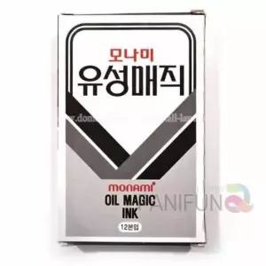 [문구/오피스] 유성매직 검정12p 안지워지는매직 모나미매직 두꺼운펜 안지워지는펜 매직팬