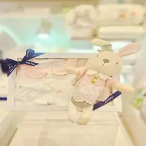 (압소바 의류) 레오 7부 아기내의 딸랑인형세트 (26년여름신상) A1B10383C