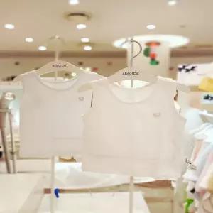 (압소바 의류) 테디 코튼모달 런닝2종세트 (화이트 블루) A1B11501A