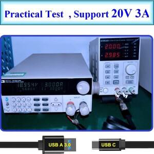 플랫 디자인 USB C 안드로이드 오토 케이블 to 5Gbps 데이터 동기화 코드 삼성 호환 3피트 타입 고속 충전