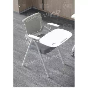 접이식 회의 책걸상 학원용 일체형 학원 자습실 수강실 1인 책상의자 교육용