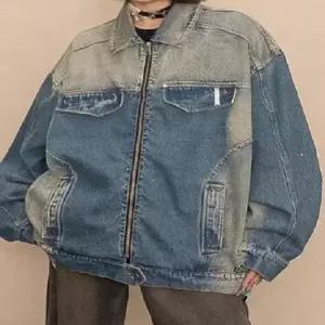 청 여자 가을 봄 빈티지 코트 자켓 이른 워싱 MF3