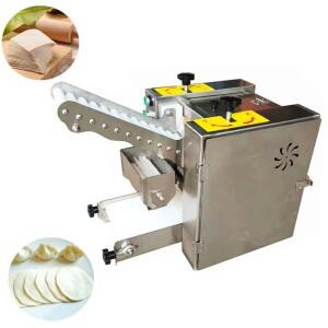 작은 만두 시트 스킨 메이커 피자 반죽 프레스 완톤 래퍼 만드는 기계