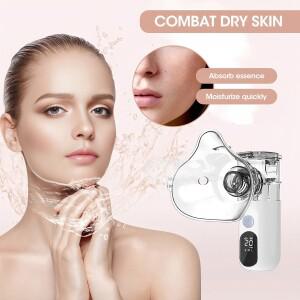 Mini Nano Sprayer Facial Humidifier USB Rechargeable Nebulizer Pore Cleaning Hydrating
