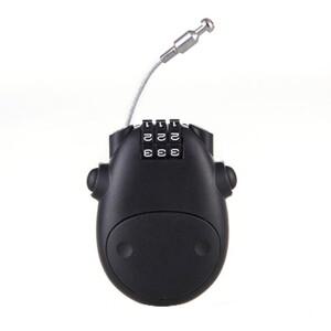 자전거 헬멧 암호 잠금 텔레스코픽 와이어 줄 로프 스틸 케이블 코드 장치 도난 방지 안전 휠 수하물