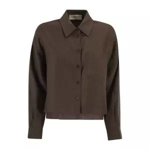 위켄드 박시 크롭 리넨 셔츠 2615041022600 037