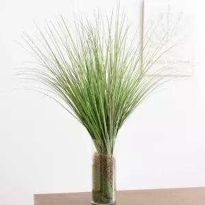 뉴그라스 갈대 조화 화병 set 67x77cm (DIY) 인테리어 녹색 식물 장식 소품 행사