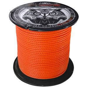 클라이밍 스로우 라인 2 2mm 180피트 롤 오렌지 U WPE 코드 1000LBS 나무 수목원 야외 유틸리티 코드용 고강도