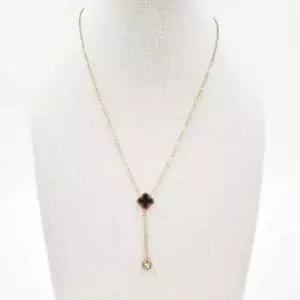 [생활] 목걸이 여자 체인 선물 펜던트 써지컬스틸 크로바