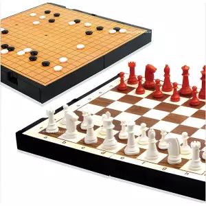 깜도리2 양면세트 보드게임 소형 자석 바둑+체스(양면)M150