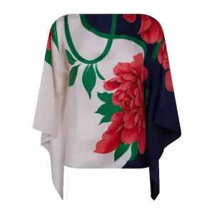 스퀘어 실크 블라우스 TOP0195SIL029QPE02 BU03