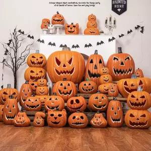 할로윈 대형 호박 빅사이즈 데코레이션 세트 랜턴 야외 파티 파티소품 인테리어소품