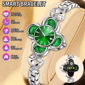 호환  LIGE 신형 쿼츠 시계 여성 스마트 팔찌 시계 알림 심박수 수면 모니터 3ATM 방수 스포츠 스마트워치