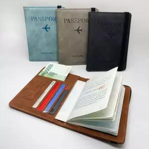 프리미엄 RFID기능 여권 케이스 1P 여행 수납 지갑 Uag3+8EJa