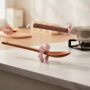 조리도구 거치대 실리콘 냄비 클립 뒤집개 국자 스파출라 홀더 미끄럼방지