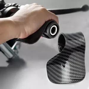 호환  범용 탄소 섬유 가속기 보조 그립 크루즈 컨트롤 핸들 바 보조 클립 손목 받침대 모토