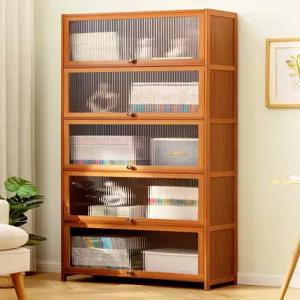 주방키큰장 그릇 수납장 5단 플립 홈카페 슬라이딩