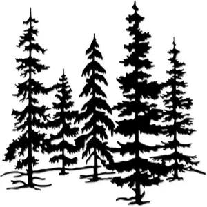 제다트릭 메탈 소나무 벽 아트 - 주방 및 객실용 트리 장식 정교한 포레스트 디자인 홈 내구성 방청 ( 23.3