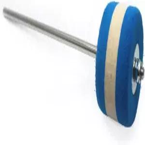 투오렌 스테인리스 스틸 샤프트 레드 펠트 베이스 드럼 비터 킥 페달 타악기 액세서리(블루)