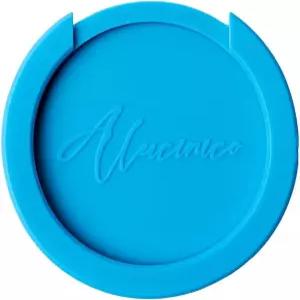 알루시니코 블루 피드백 억제기 기타 사운드홀 커버 유연하고 테이퍼형 윤곽 직경 4인치에 맞습니다