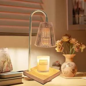 Tuzinano 캔들 워머 램프 디머블 왁스 멜트 워밍 목욕 중 타이머 향 포함 여성용 홈 데코 선물 2개 요가 및