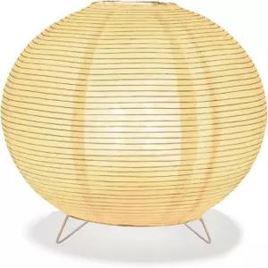 YY Yearchy 화이트 페이퍼 랜턴 램프 테이블 일본식 거실용 쌀 (볼)