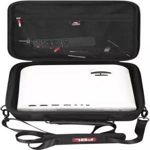 HOMOWO C10 미니 프로젝터와 호환되는 FBLFOBELI 하드 캐리 프로젝터 케이스 대부분의 주요 10.8x10x4.1