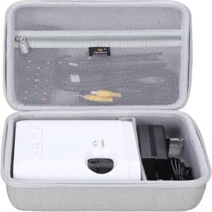 VISSPL 미니 프로젝터 1080P 풀 HD 지원 비디오 프로젝터와 호환되는 Aproca 케이스 액세서리용 휴대용