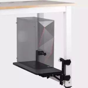 무타공 본체 거치대 받침대 벽걸이 U형 프린터 홀더