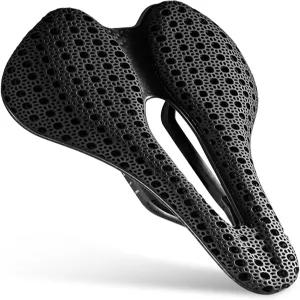 EVTSCAN 3D 프린팅 자전거 안장 탄소 섬유 충격 흡수 편안한 경량 사이클링 로드 바이크용